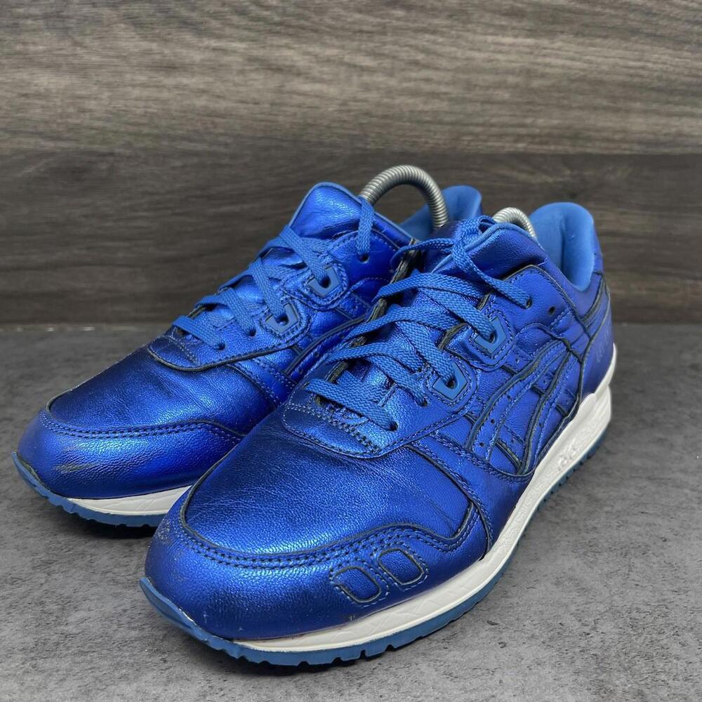 Asics Gel Lyte 3 Sneakers Womens Size 7.5 Blue Running Shoes H6E5L - Picture 2 of 11